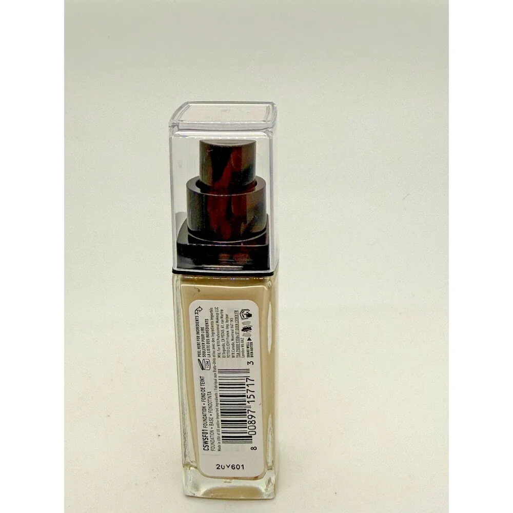N Y X Foundation Full Coverage PALE Can’t Stop‎ Won’t Stop 1 FLOZ e 30mL New